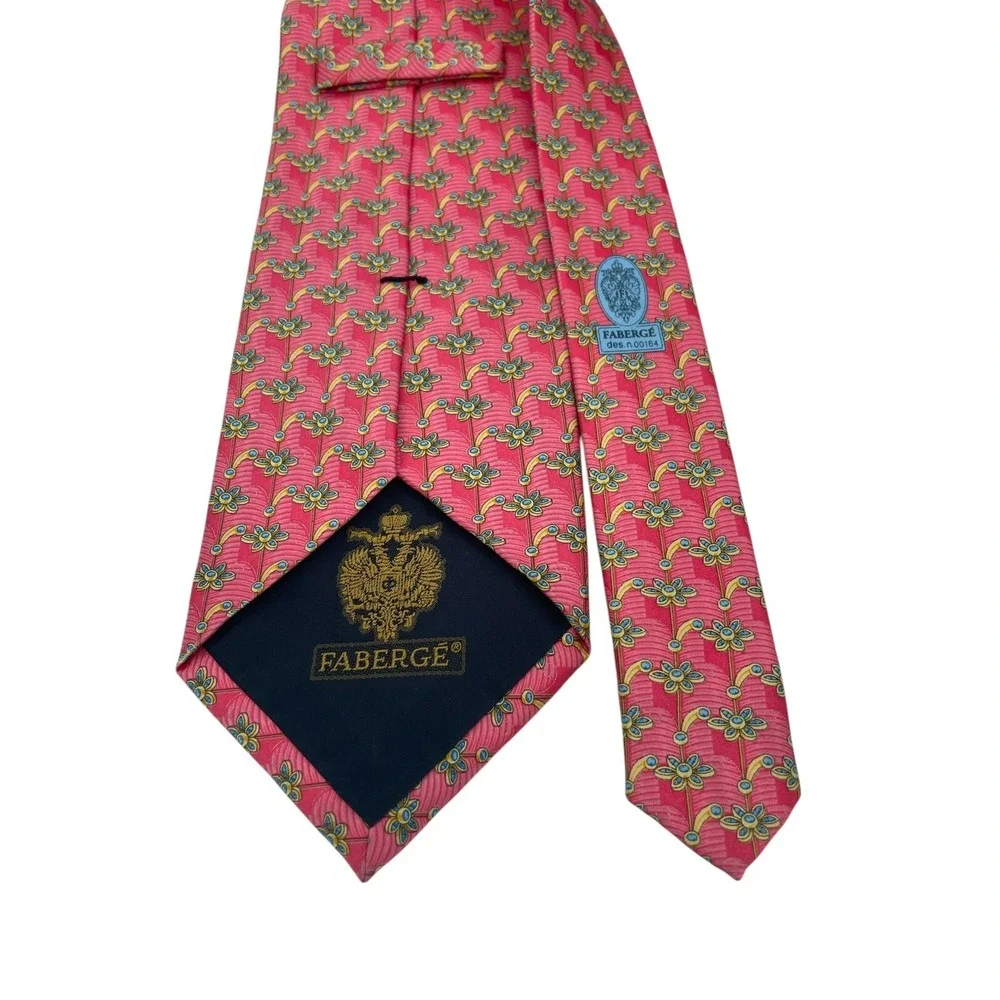 Faberge Silk Tie Mens Sz 59